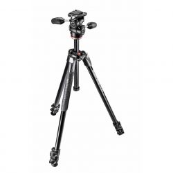 Manfrotto Trépied 290 XTRA Kit Trépied 3 sections, alu + Rotule