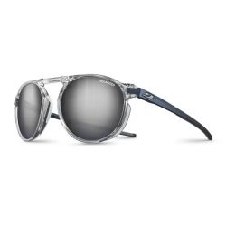 Julbo Meta Cristal Brillant/Bleu Foncé - Polarized 3+ Flash Argent 