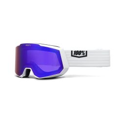 100% Masque SNOWCRAFT XL Hiper White - Mirror Violet Lens
