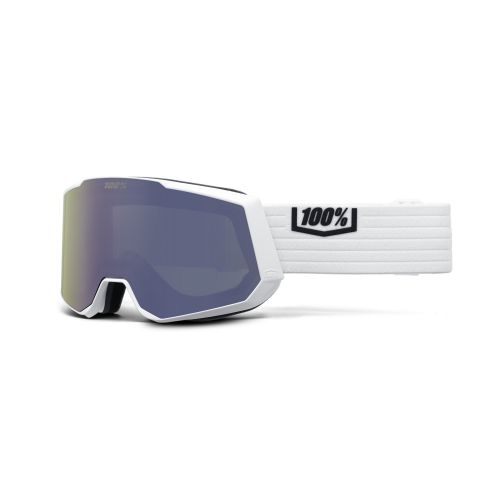 100% Masque SNOWCRAFT XL Hiper White - Mirror White Lens