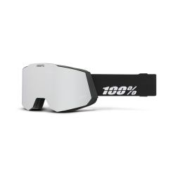 100% Masque SNOWCRAFT Hiper Black - Mirror Silver Lens