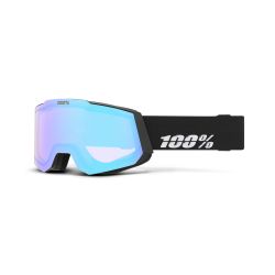 100% Masque SNOWCRAFT Hiper Black - Mirror Silver Lens