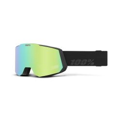 100% Masque SNOWCRAFT Hiper Black - Mirror Silver Lens