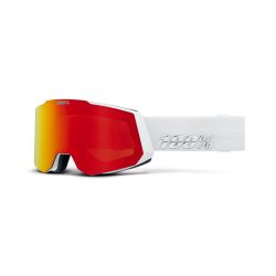 100% Masque SNOWCRAFT Hiper White - Mirror Red Lens