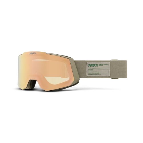 100% Masque SNOWCRAFT Hiper Cement - Mirror Copper Lens