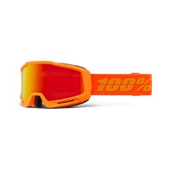 100% Masque OKAN Hiper Essential Fluo Orange - Mirror Red Lens