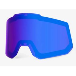 100% Ecran SNOWCRAFT/SNOWCRAFTXL - Hiper Dual Pane Mirror Turquoise Lens