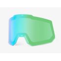 100% Ecran SNOWCRAFT/SNOWCRAFTXL - Hiper Dual Pane Mirror Green Lens