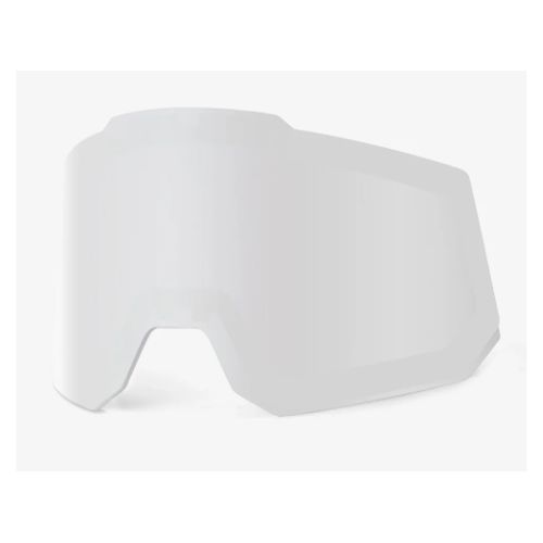 100% Ecran SNOWCRAFT/SNOWCRAFTXL - Hiper Dual Pane Mirror Silver Lens