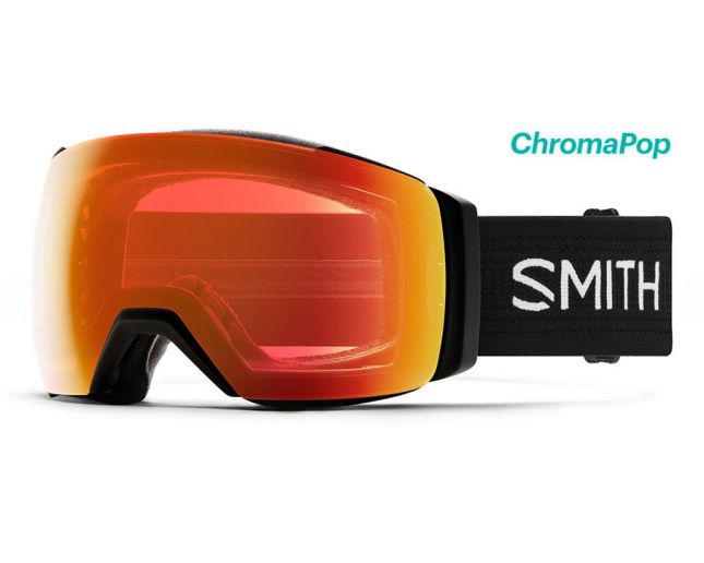 Smith I/O MAG XL Black 2 écrans ChromaPop Everyday Red Mirror & ChromaPop Storm Yellow Flash