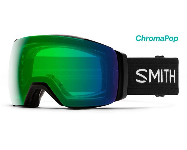 Smith I/O MAG XL Black 2 écrans ChromaPop Everyday Green Mirror & ChromaPop Storm Rose Flash