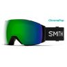Smith I/O MAG XL Black 2 écrans ChromaPop Sun Green Mirror & ChromaPop Storm Rose Flash
