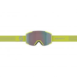 Scott Shield VirescentYellow/Light Grey Enhancer Aqua Chrome + Extra Lens Illuminator Blue Chrome