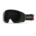 Smith I/O 4D MAG TNF Red x Smith 2 écrans ChromaPop Sun Black & ChromaPop Storm Blue Sensor Mirror