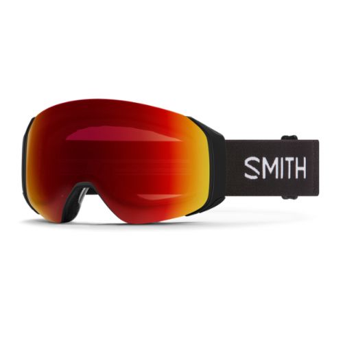 Smith I/O 4D MAG S Black 2 écrans ChromaPop Sun Red Mirror & ChromaPop Storm Yellow Flash