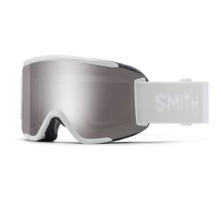 Smith Squad Small White Vapor 2 écrans ChromaPop Sun Platinium Mirror & Clear