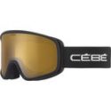 Cébé Masque de Ski Razor Evo - Black Matte - Yellow Flash Mirror Cat.1