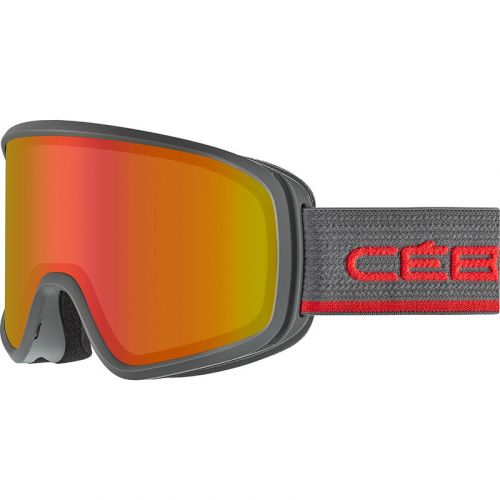 Cébé Masque de Ski STRIKER EVO - Graphite Red Matte - PC Vario Perfo Amber Flash Red Cat.1-3