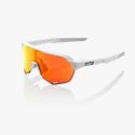 100% S2 Soft Tact Off White - Hiper Red Multilayer Mirror Lens