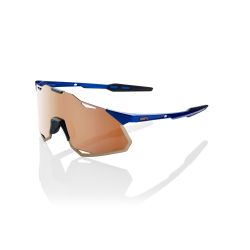 100% Hypercraft XS Gloss Cobalt Blue - Hiper Copper Mirror Lens