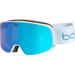 Bollé Masque de Ski Enfant Porteur de Lunette Explorer OTG Shiny White  Vermillon Gun - 21377 - Masques de Ski - IceOptic