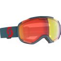 Scott Goggle Faze II Neon Red/Aruba Green Illuminator Red Chrome