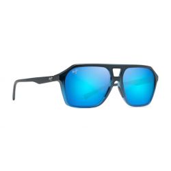 Maui Jim Wedges Black Fade To Blue - Blue Hawaii Lens