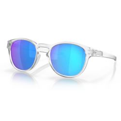 Oakley Latch Matte Clear w/Prizm Sapphire Polarized