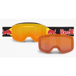 Masque de Ski Red Bull Spect Chute Matt Black Brown Gold Mirror +