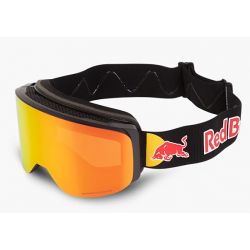 Red Bull Masque de Ski Spect Magnetron Slick Black - Red Snow + Orange wi Cat.1