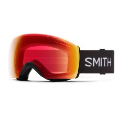 Smith Skyline XL Asian Fit Black ChromaPop Photochromic Red Mirror