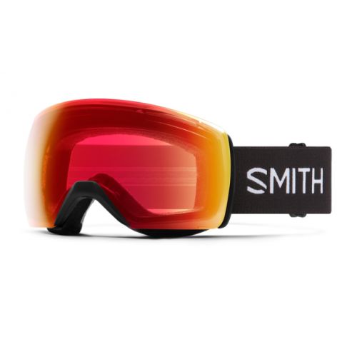 Smith Skyline XL Asian Fit Black ChromaPop Photochromic Red Mirror