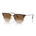 Ray-Ban New Clubmaster Havana on Gunmetal Clear Gradient Brown