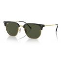 Ray-Ban New Clubmaster Black on Arista Green Lens