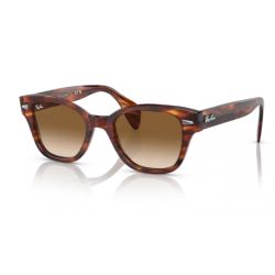 Ray-Ban RB0880S Striped Havana Clear Gradient Brown Lens