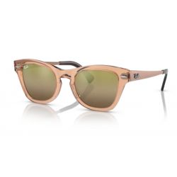 Ray-Ban RB0707SM Transparent Brown Vintage Brown Lens