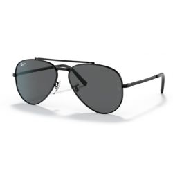 Ray-Ban New Aviator Legend Black Dark Grey Lens