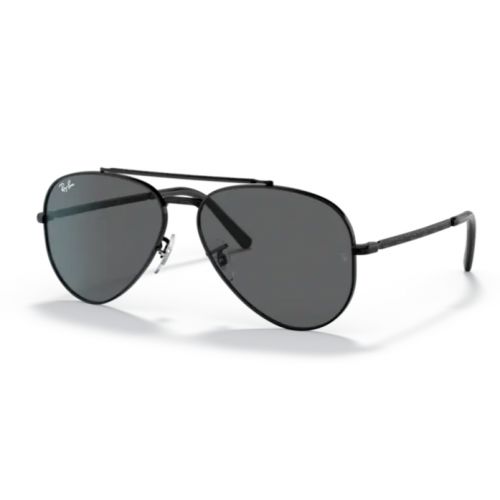 Ray-Ban New Aviator Legend Black Dark Grey Lens