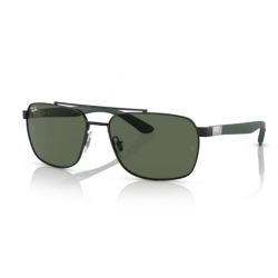 Ray-Ban RB3701 Black Dark Green Lens