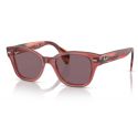Ray-Ban RB0880S Striped Havana Clear Gradient Brown Lens