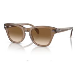 Ray-Ban RB0707S Transparent Light Brown Clear Gradient Brown Lens