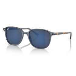 Ray-Ban Leonard Transparent Dark Blue Grey Mirror Blue