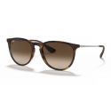 Ray-Ban Erika Classic Dark Rubber Havana Brown Gradient 