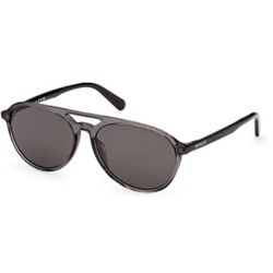 Moncler ML0228 Noir Brillant - Gris Polarisant