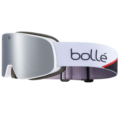 Bollé Masque de Ski Nevada SMALL Race White Matte - Black Chrome Cat.3