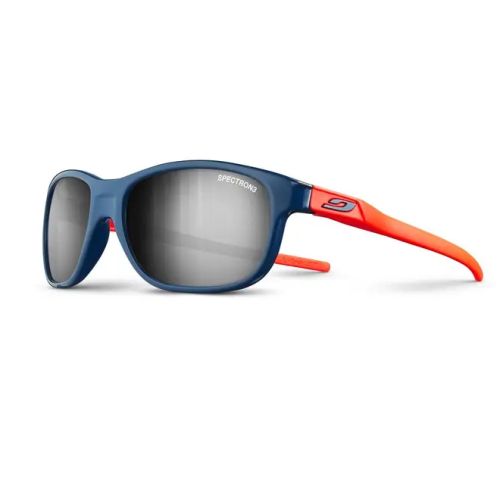 Julbo Lunette de Soleil Enfant Arcade Bleu Brillant/Orange Securit - Spectron 3+ Flash Argent