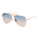 Tom Ford Ethan Shiny Rose Gold Blue Faded