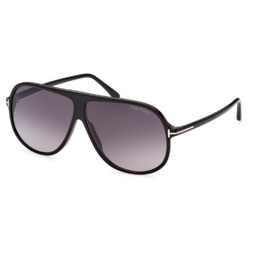 Tom Ford Spencer Shiny Black - Gradient Grey