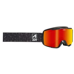 AZR Masque de Ski Urion OTG Noir Matt S3 Antifog Orange