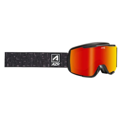 AZR Masque de Ski Urion OTG Noir Matt S3 Antifog Orange